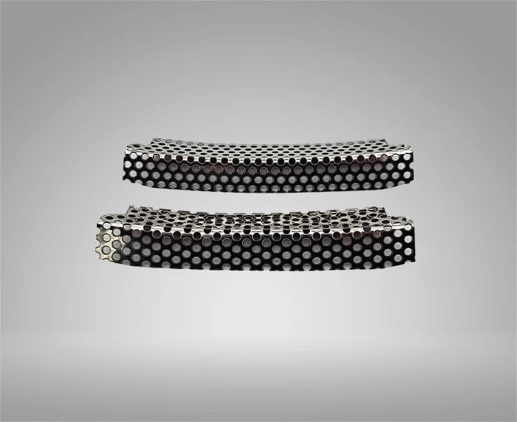 2pc Perforated Stainless Steel Side Vent Grilles for 1991-1994 Chevy Corvette C4