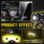Pair LED Motorcycle Headlights for Make Model