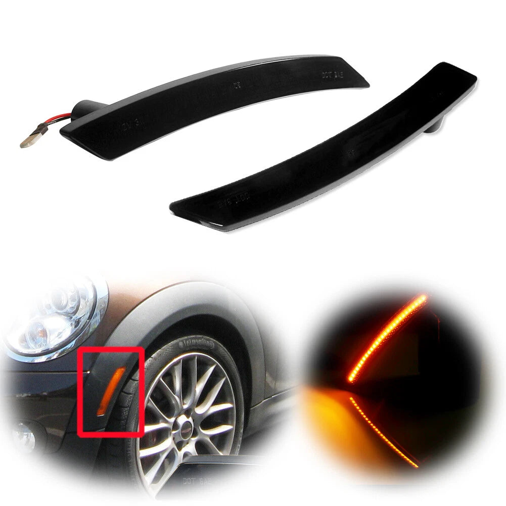Front LED Side Marker Lights for MINI Cooper (2007–2015)