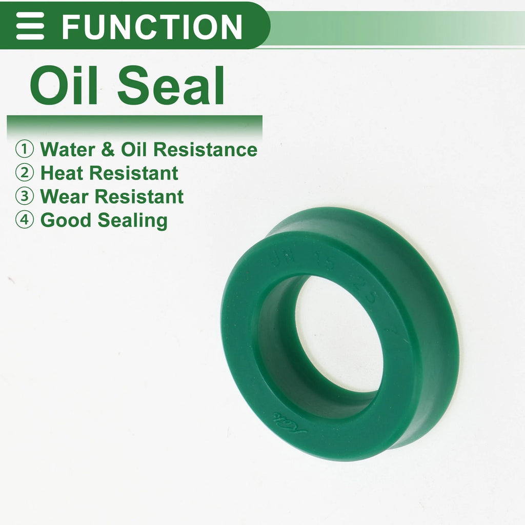 Set of 5 Oil Seal Ring 15x25x7mm for Rotary Shaft (High Pressure)