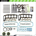 Set of Head Gasket Bolts & Timing Chain Kit for Dodge Ram 1500, Durango, Dakota, Jeep