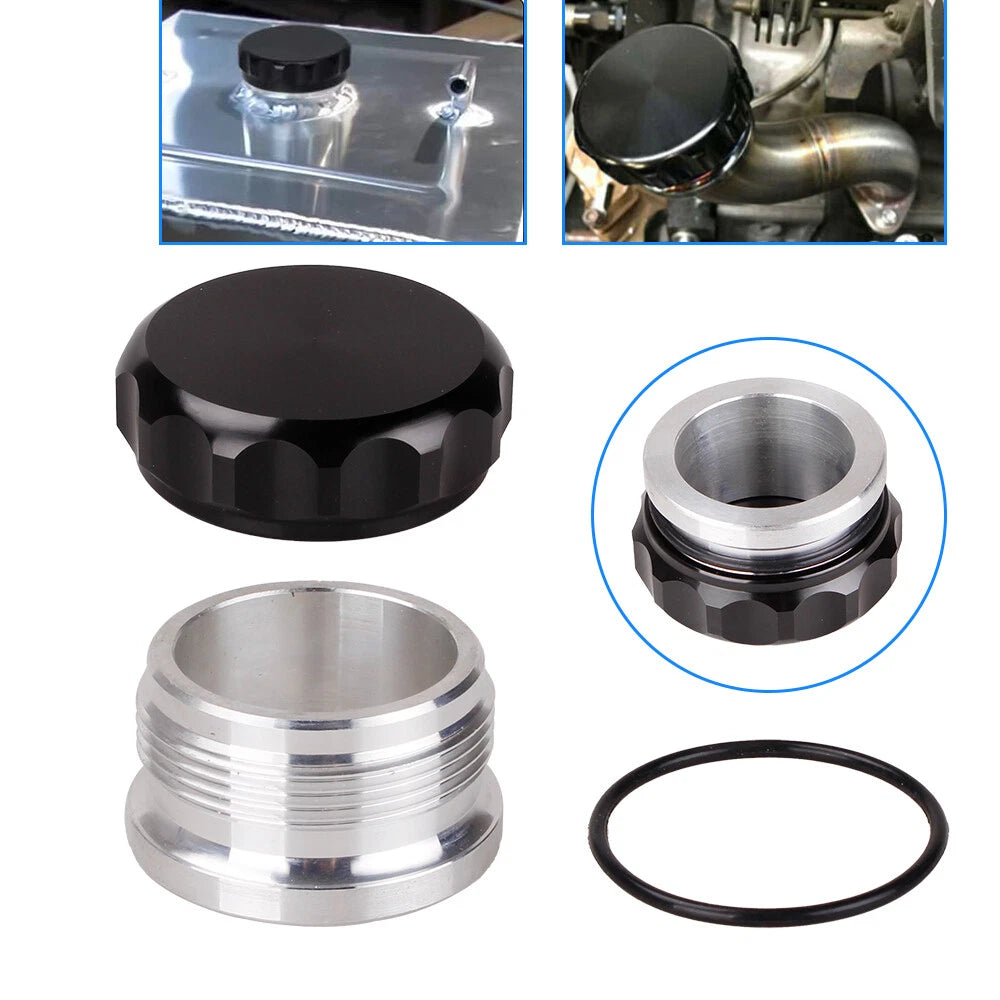 2 Inch Aluminum Weld On Filler Neck & Cap for Oil Fuel Water Tank