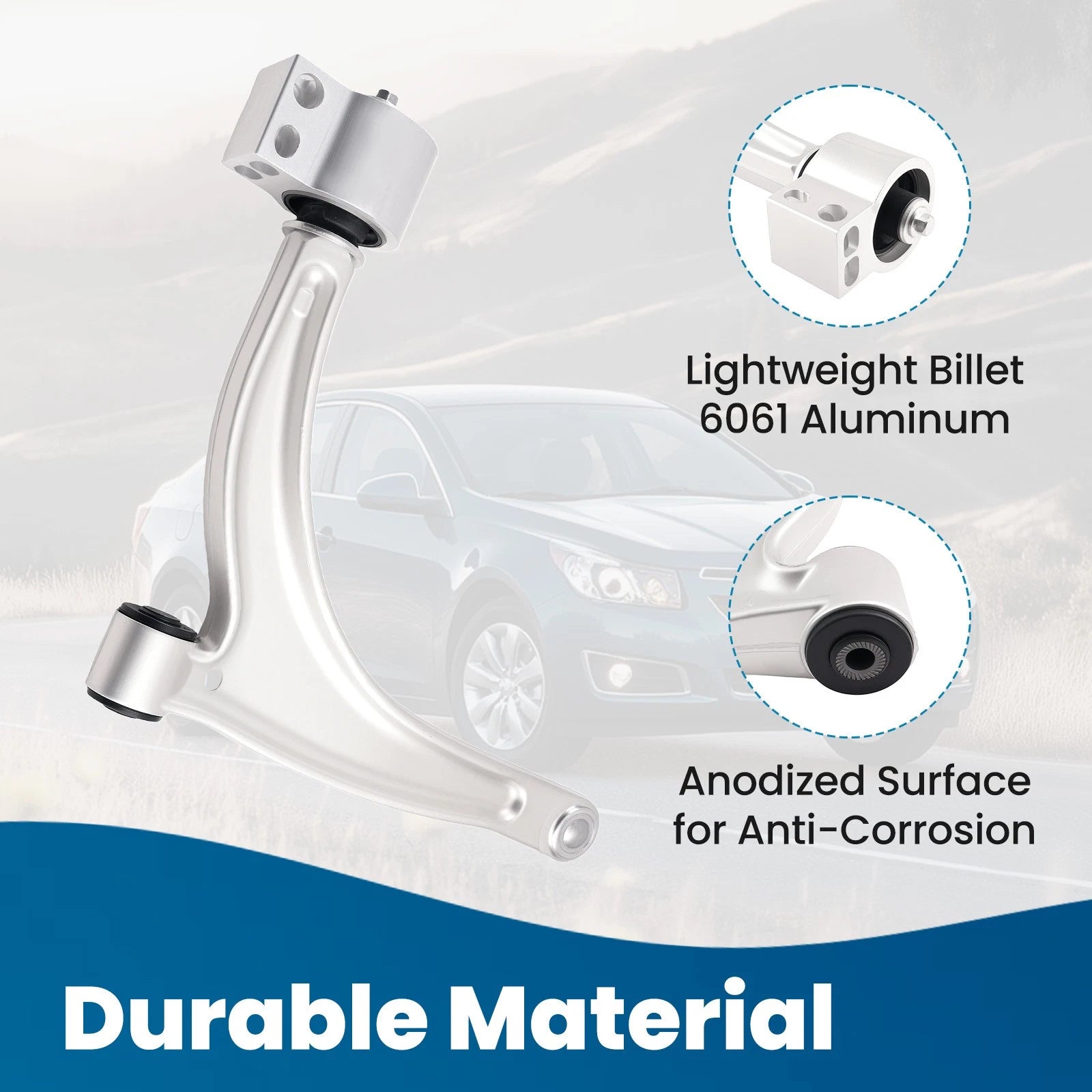 Front Right Lower Control Arm for Chevy Malibu Pontiac G6 Saturn Aura (2008–2012) K620180