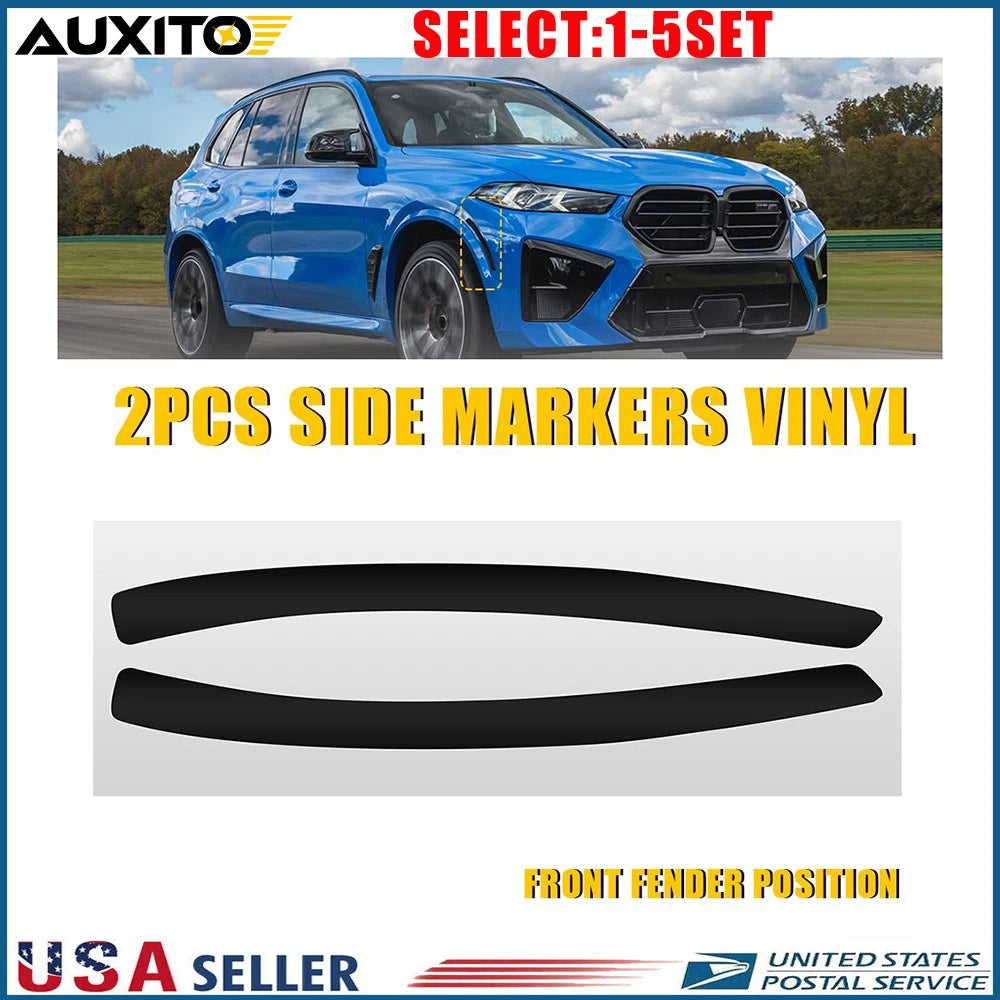Set of 2 Smoke Tint Decals for BMW X5 (2024–2026)