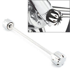 Front Axle Nut Covers Caps Installation Kit for Harley