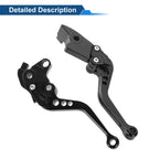 Long Brake Clutch Levers for Honda VFR1200F (2010–2014) Black 1 Pair