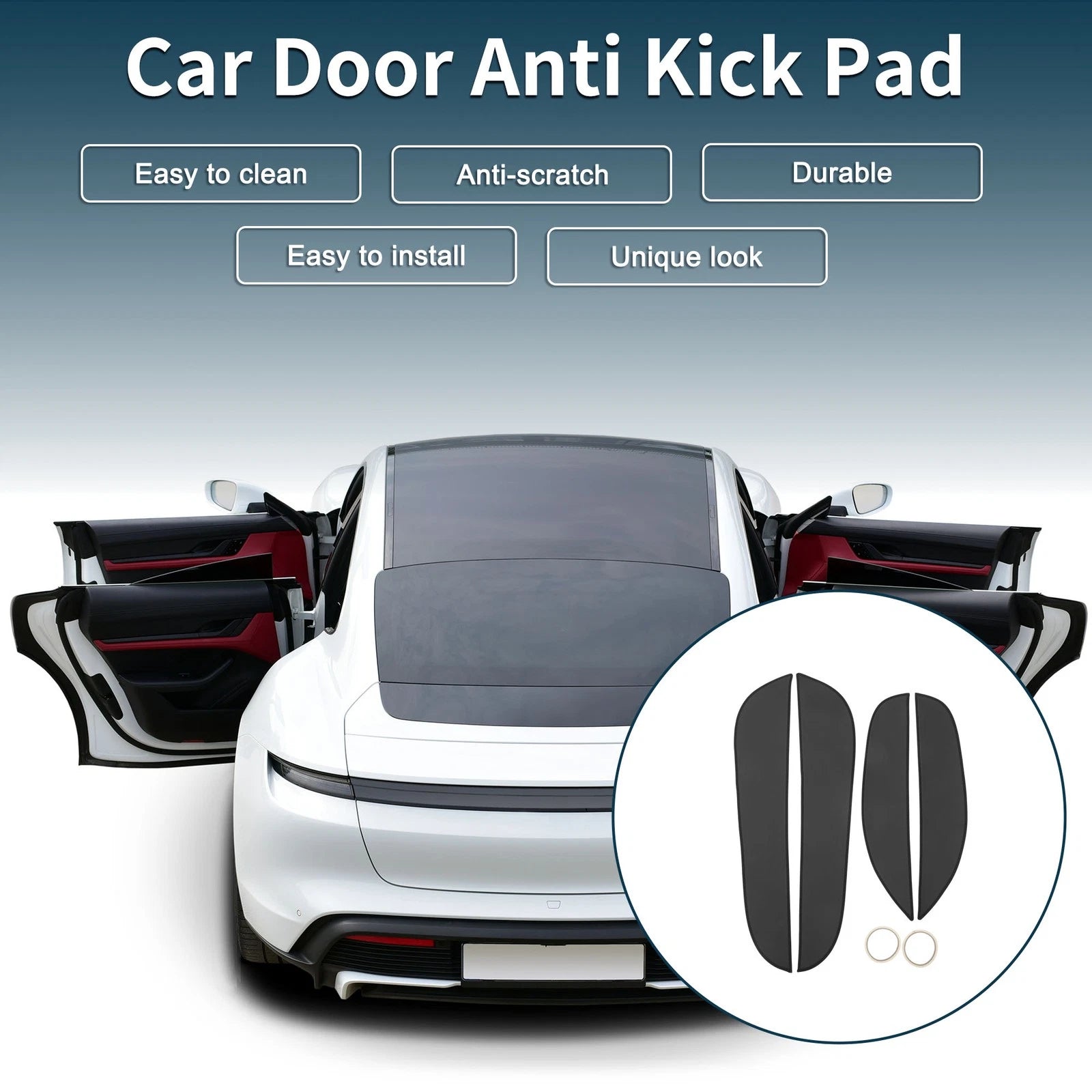 Set of 1 Car Door Anti Kick Pad Sticker Protector for Kia Optima (2021–2023)