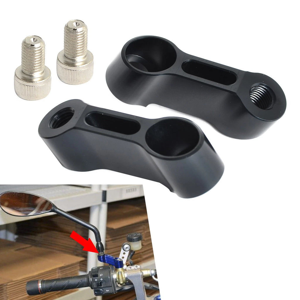10mm Mirror Mount Extenders for Yamaha Honda Scooters (Dual Sport)