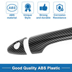 Door Handle Cover Trim for Hyundai IX35 (2010–2015) Carbon Fiber Black
