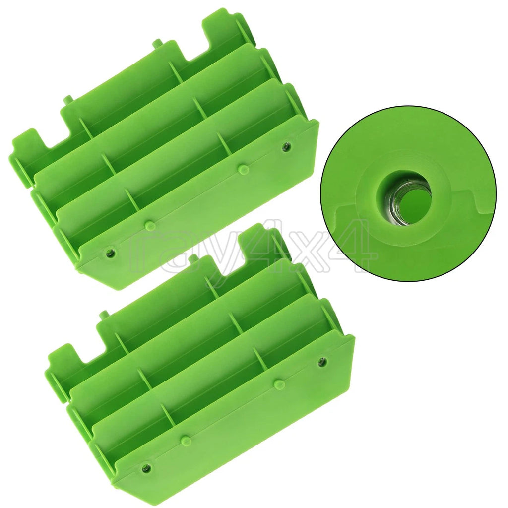 Set of 2 Green Radiator Shrouds for KX125 KX250 (1994–2005) 14037-1310-6W