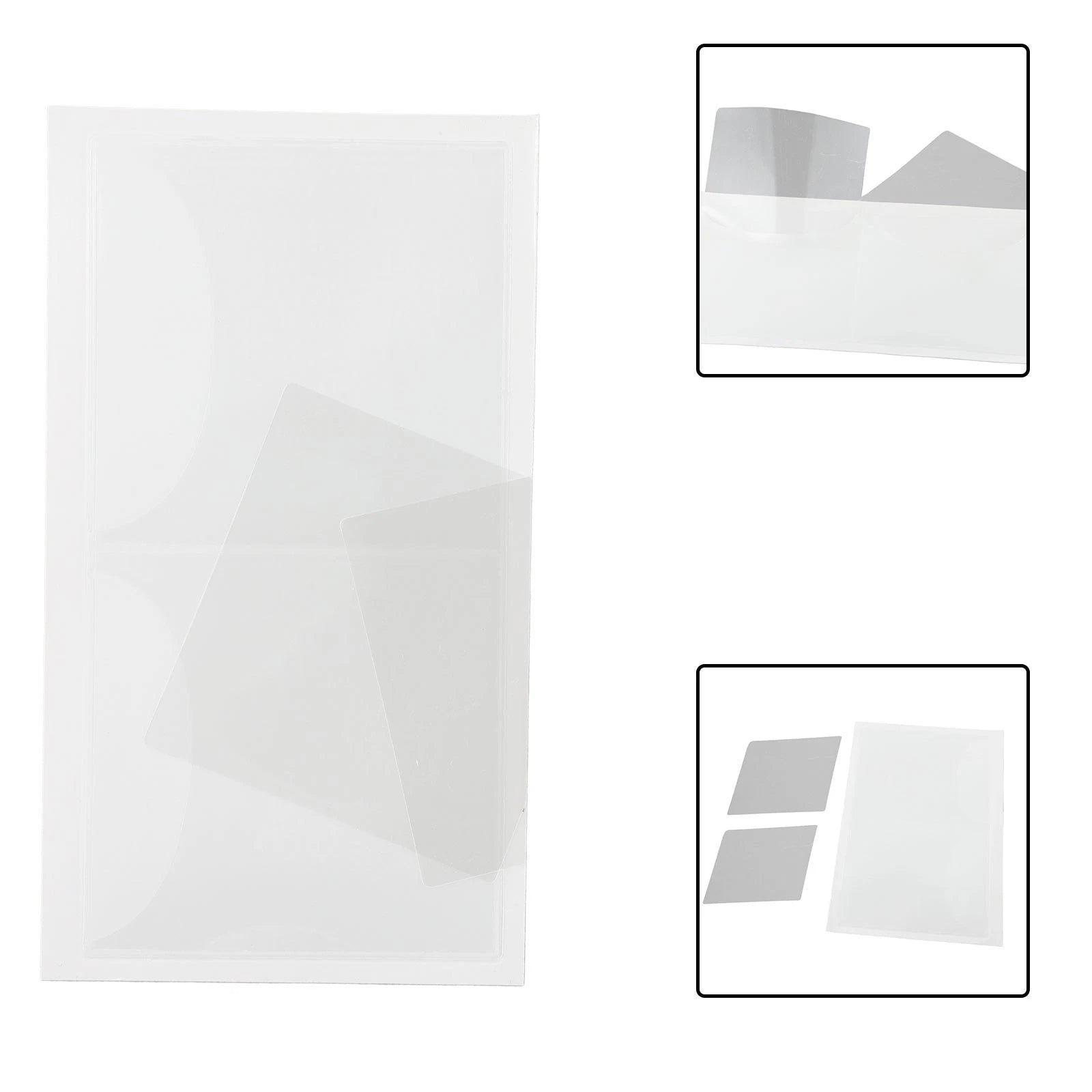 2X Windscreen Ticket Holder for Car Parking Permit (90mm x 90mm)
