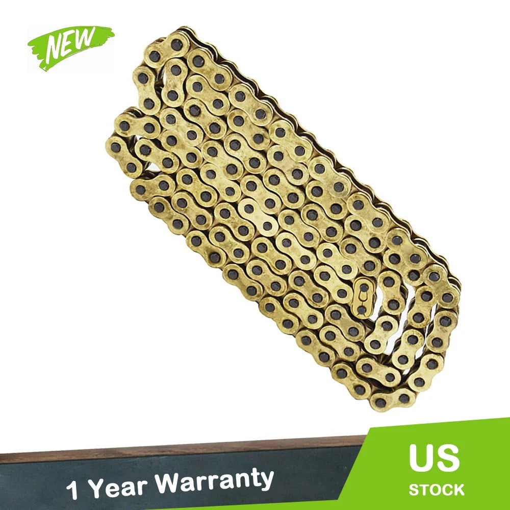 520 O-Ring Gold Drive Chain 120 Links for Motorcycle (520 × 120)