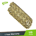 520 O-Ring Gold Drive Chain 120 Links for Motorcycle (520 × 120)