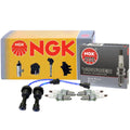 Set of 4 NGK V-Power Spark Plugs for Hyundai Santa Fe Sonata Kia Optima (L4)