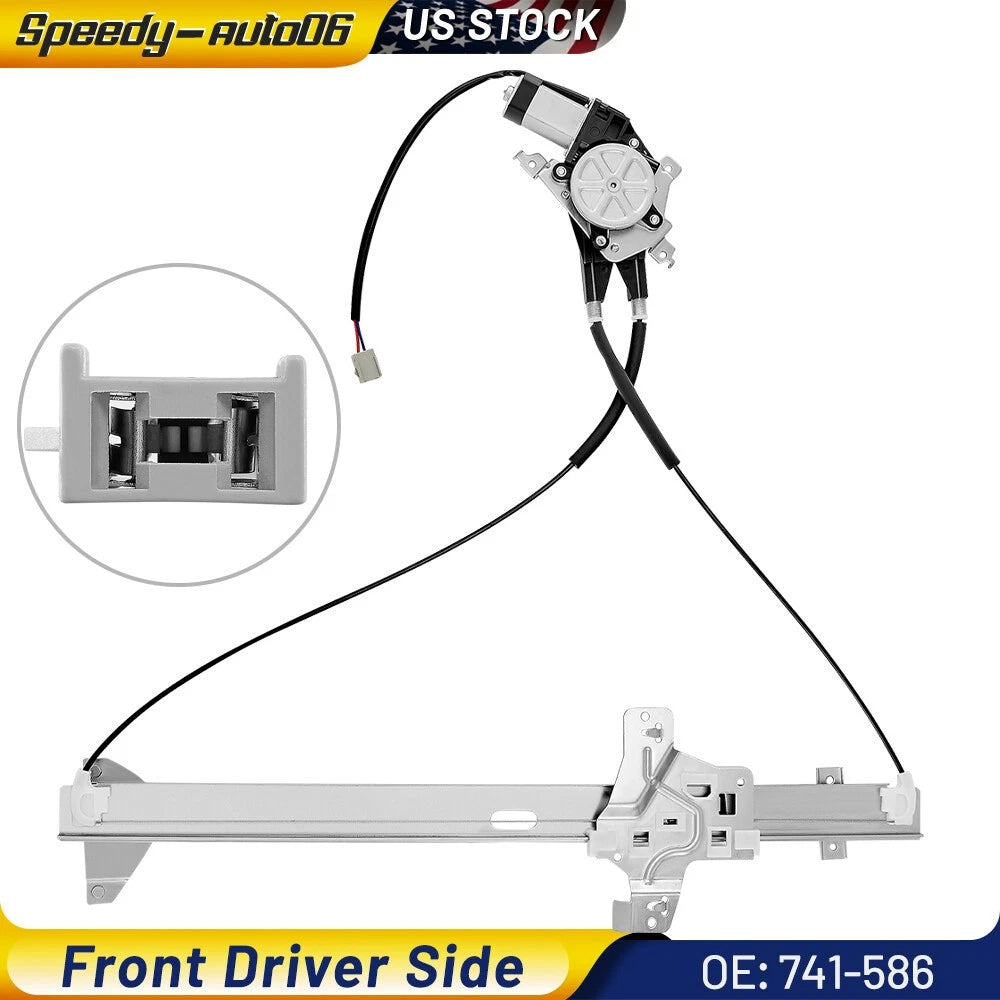 Front Left Power Window Regulator w/ Motor for Ford E-150 E-250 E-350 (1999–2014)