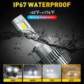 AUXITO D2S D2R LED Headlight Bulbs Conversion Kit for HID (2010–2023)