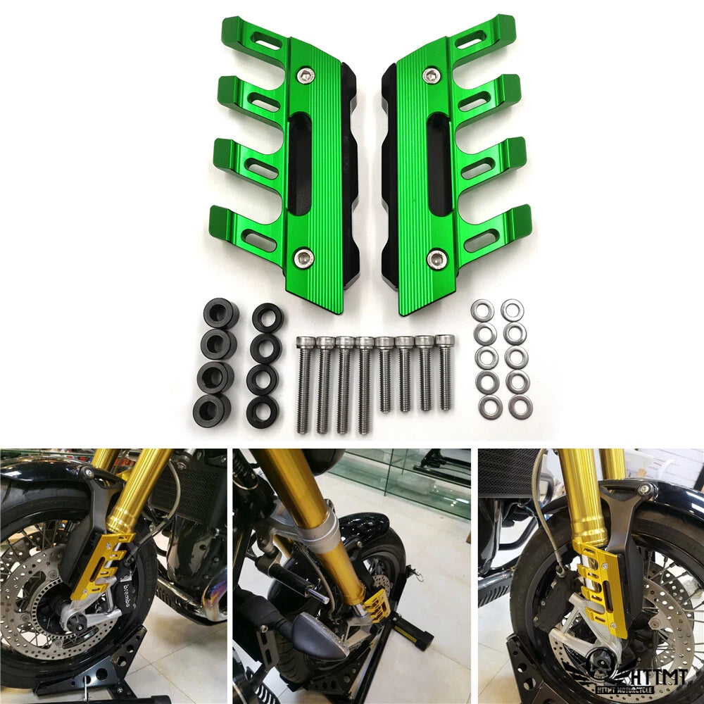 CNC Front Brake Caliper Guard for Kawasaki Z900 (2017–2019)