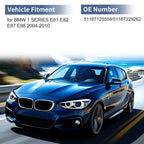 Mirror Cover Cap Replacement Gray for BMW 1 Series (2004-2010)