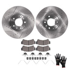 Front Brake Rotors and Pads Kit for Ford Fusion (2006–2012), Mazda 6 (2006–2013) D1164