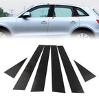 Set of 6 B Pillar Post Cover Trim for Audi Q5 (2012–2017)