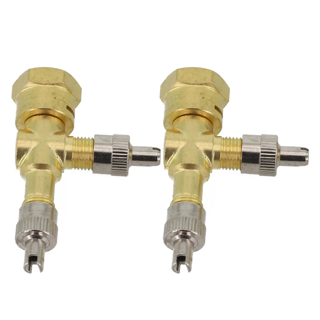 TPMS Valve Tee Adapter / Pack of 2 / Long lasting for Motorcycles and Cars