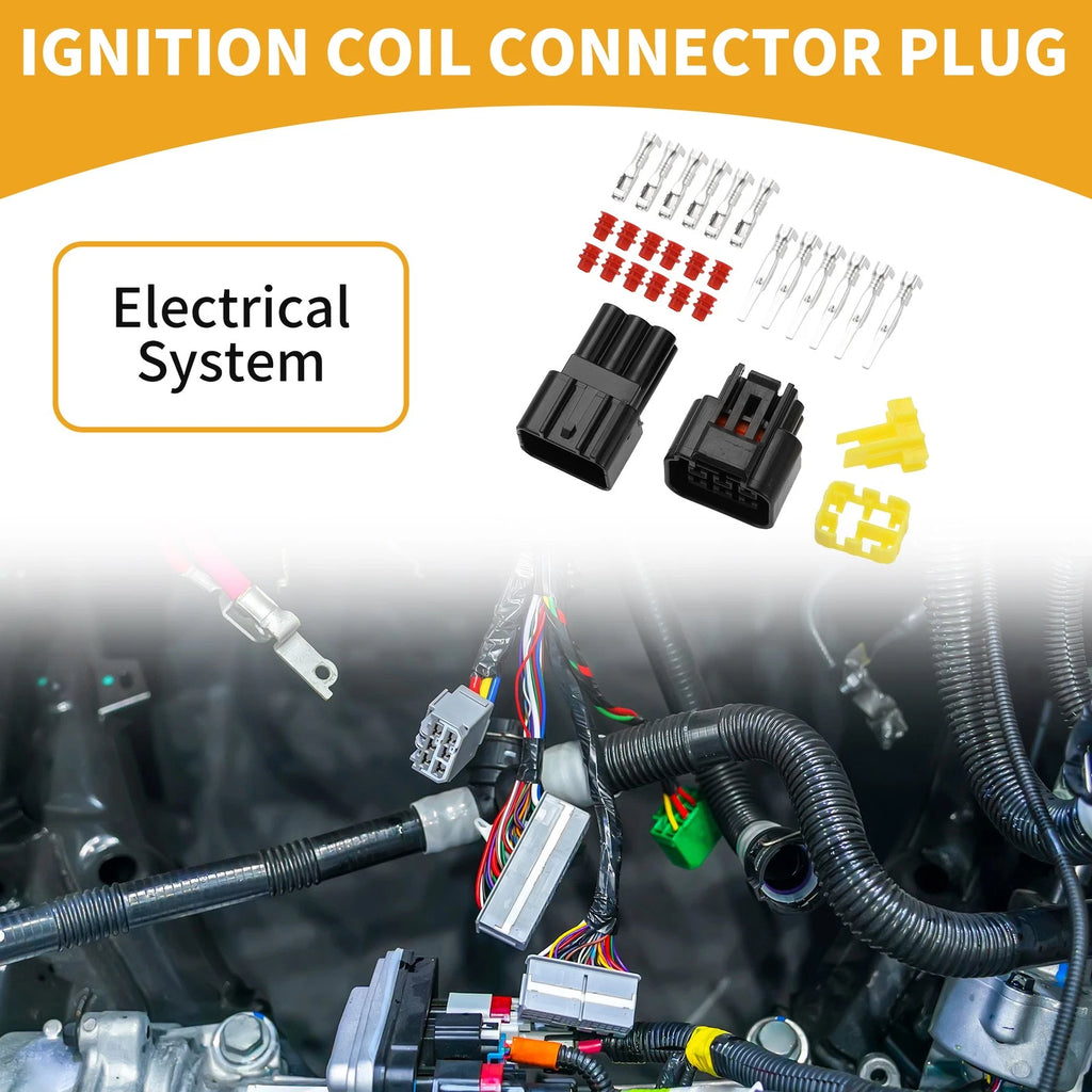 6 Pin Ignition Coil Connector Plug for Ford Mondeo 