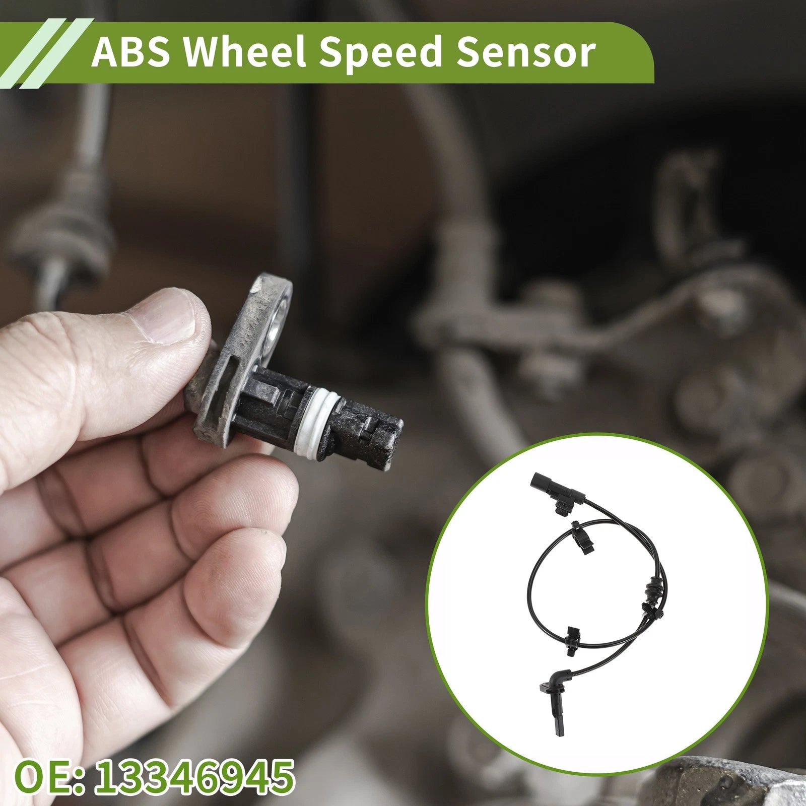 ABS Wheel Speed Sensor No. 13346945 for Buick Verano (2012–2017)