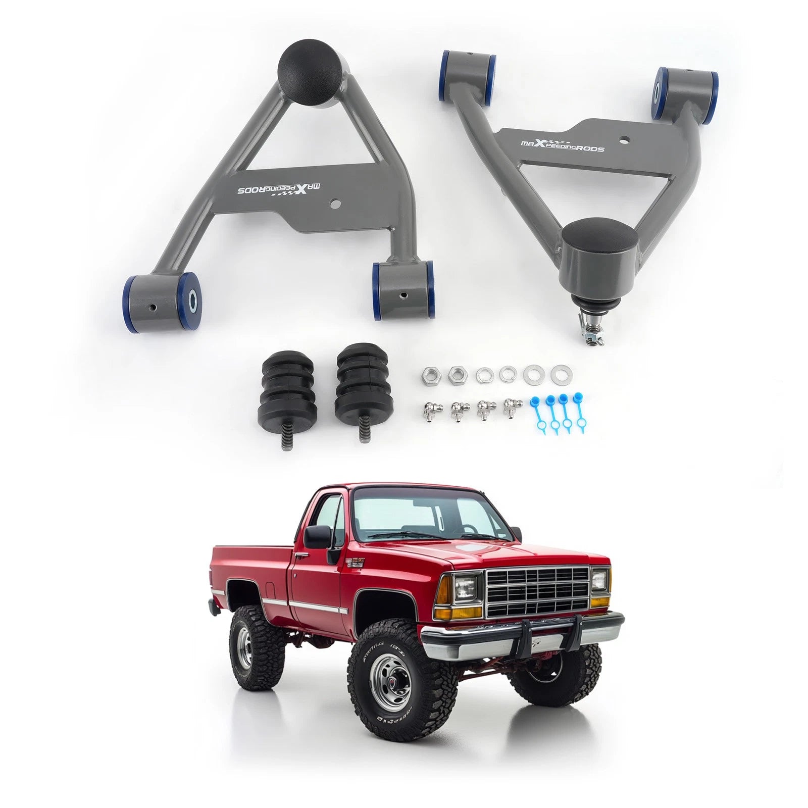 Front Upper Control Arm Ball Joint 2-4" Lift For 1982-2001 Chevy S10 GMC S15 4X4