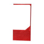 Carbon Fiber Red Gear Shift Panel Trim for Toyota Tundra (2014–2021)