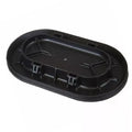 Black Oval Drain Plug Cover for Ford Truck Bed (2004-2014)