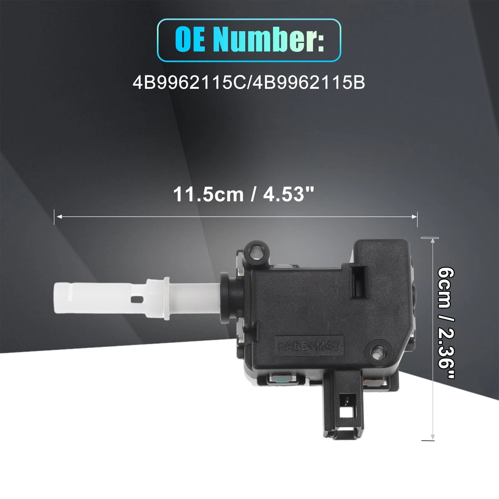 Rear Liftgate Door Lock Actuator for Audi A4 Quattro (2002–2009) No. 4B9962115C