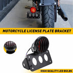 LED Tail Brake Light Mount Side License Plate Bracket for Honda Motorcycle
