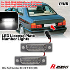 Full LED License Plate Lights for BMW 7 Series E32, 5 E34 M5 (1987–1996)