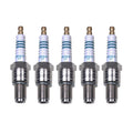Set of 5 Double Platinum Spark Plugs for Audi A3 Q3, VW CC, Passat, Honda Civic