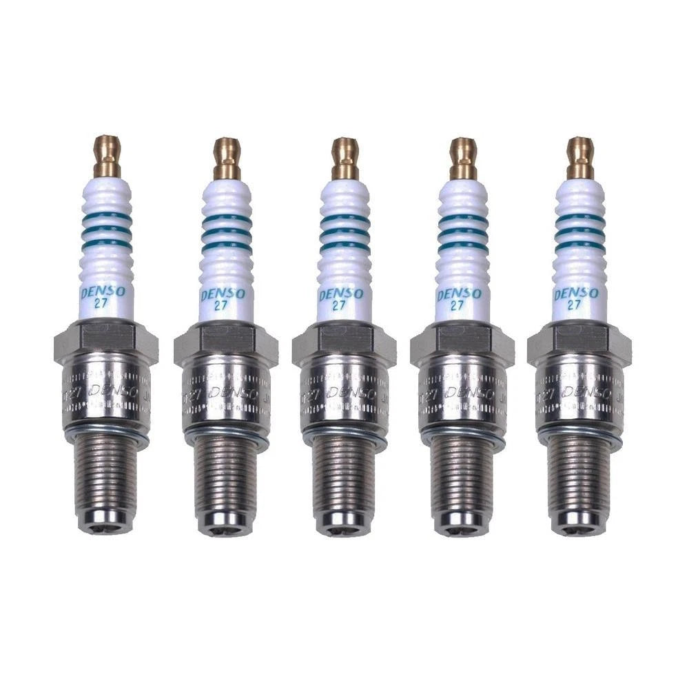 Set of 5 Double Platinum Spark Plugs for Audi A3 Q3, VW CC, Passat, Honda Civic