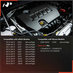 2X Engine Valve Cover with Gaskets for Infiniti Q50
