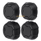 Set of 4 Matte Black Rim Caps for Polaris Ranger SP 570 (2022–2024)