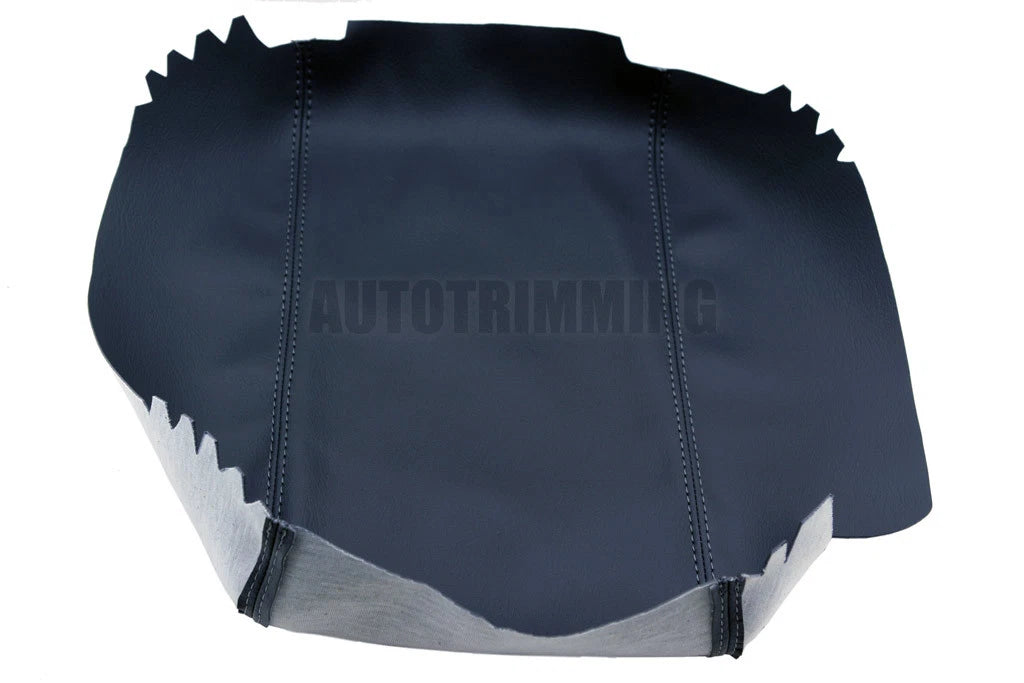 Leather Synthetic Console Lid Armrest Cover for GMC Yukon (2003–2009) Dark Gray