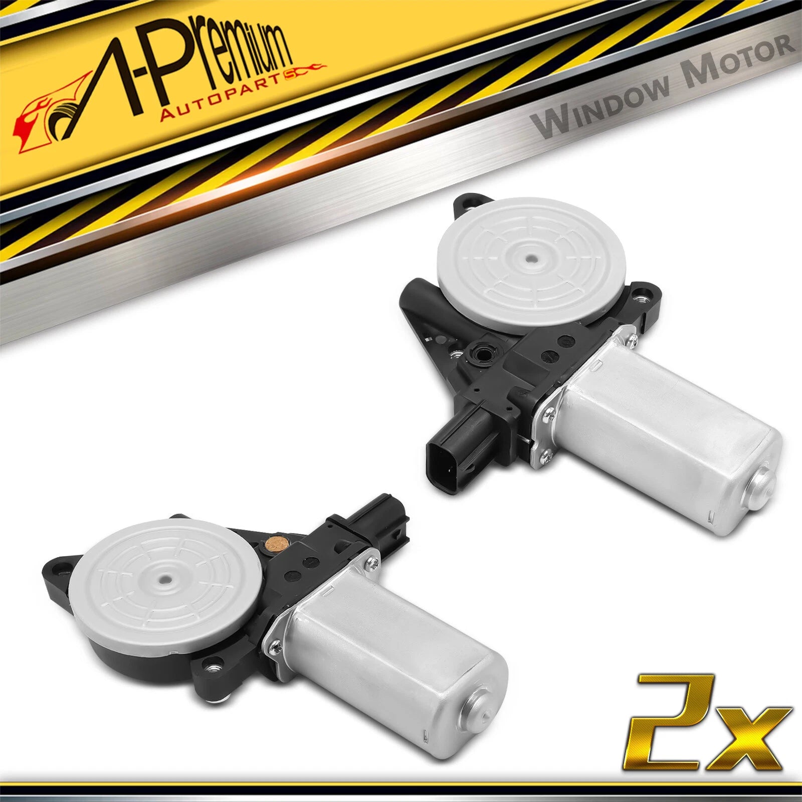 2X Front Window Motor for Honda Accord (2008–2012)