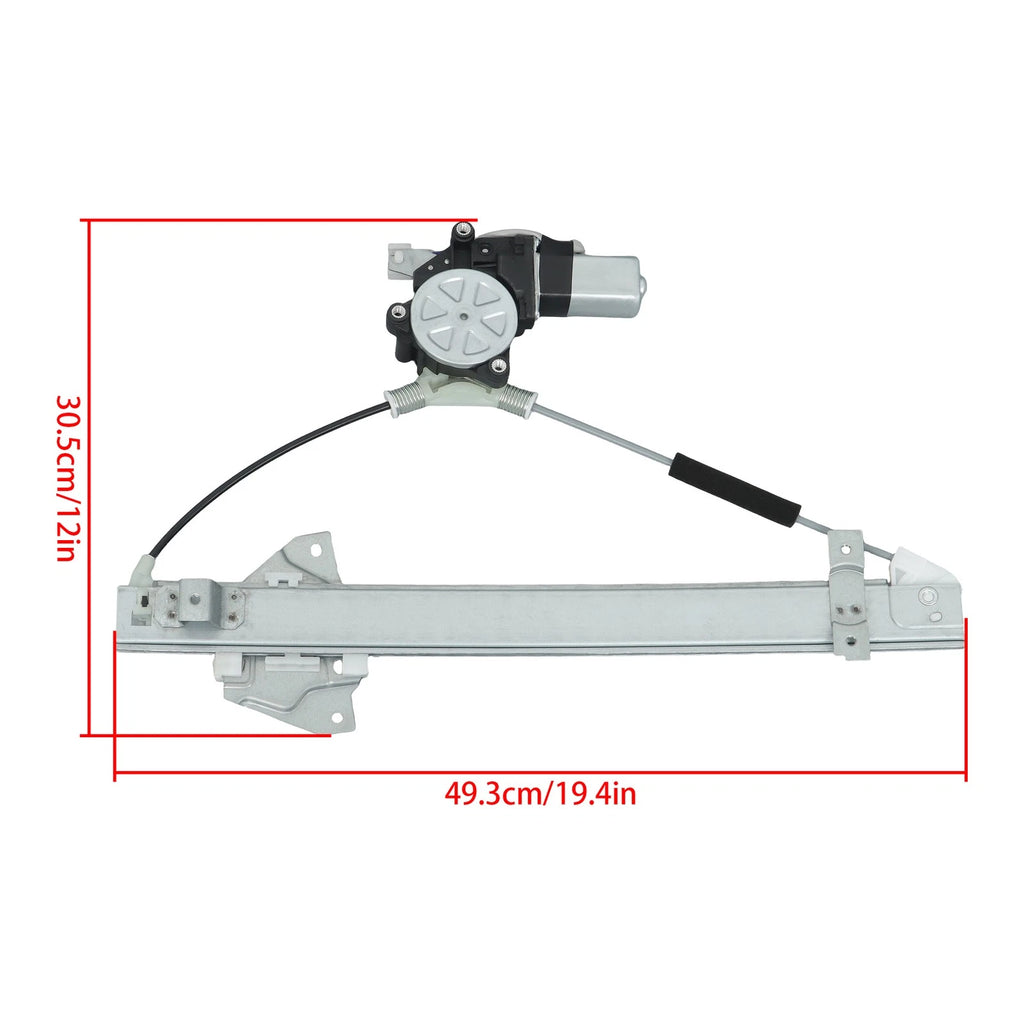 Power Window Regulator for Mitsubishi Montero (1992–2000) Rear Right w/ Motor