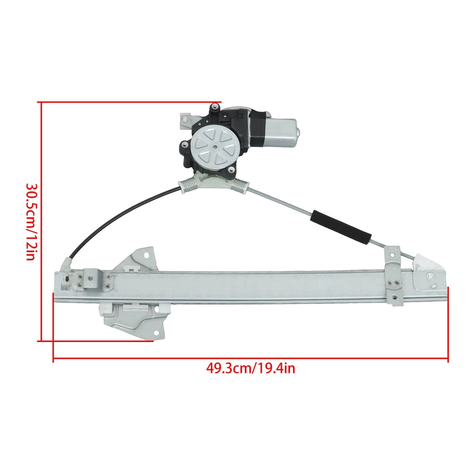 Power Window Regulator for Mitsubishi Montero (1992–2000) Rear Right w/ Motor