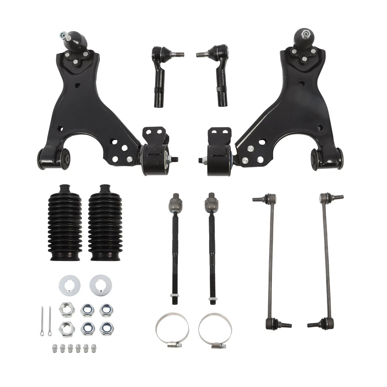 Front Lower Control Arm Tie Rod Suspension Kit for Acadia Enclave Traverse (2007–2016)