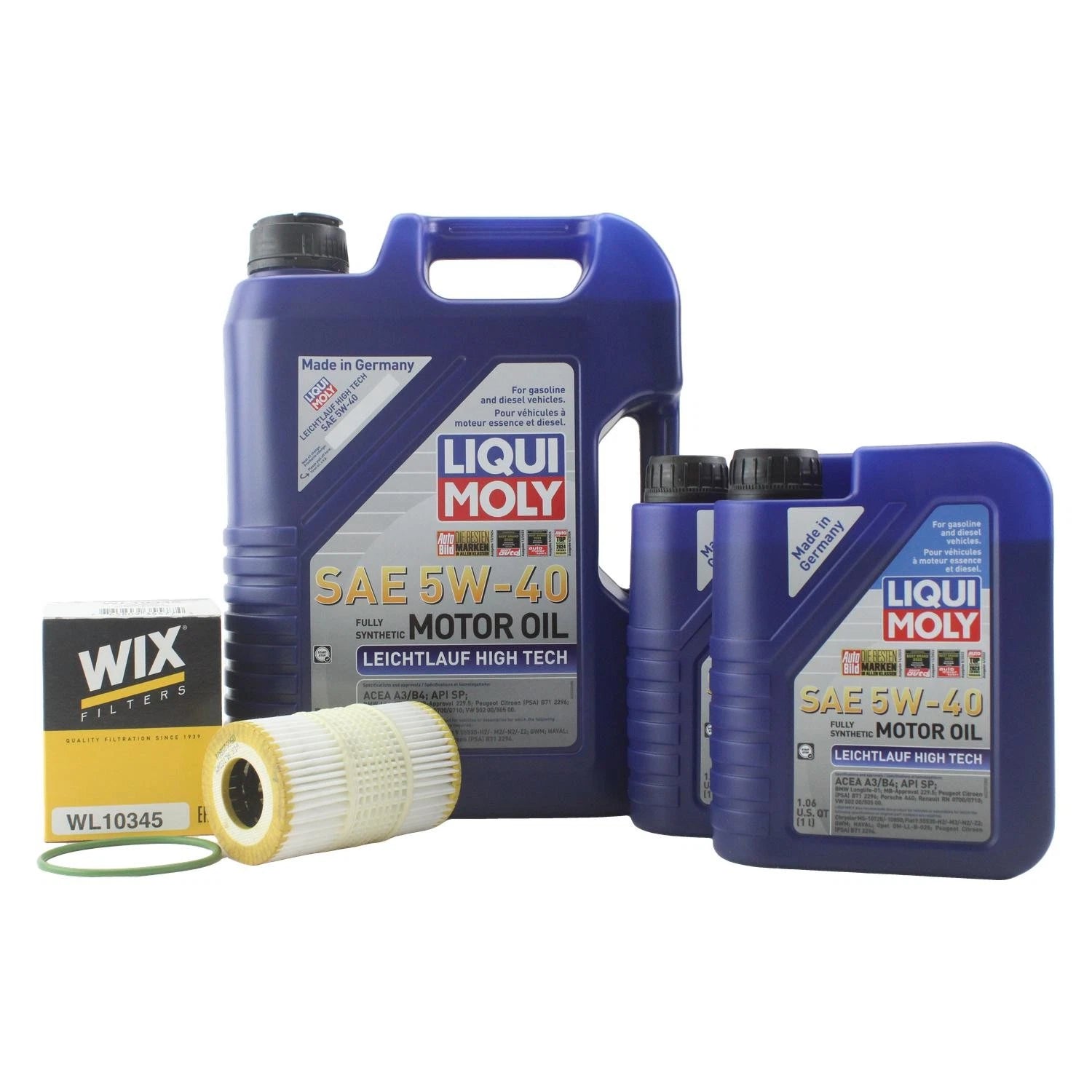 Oil Change Kit 7L Liqui Moly Leichtlauf 5W40 for Audi CREC/CREH (2009–2015)