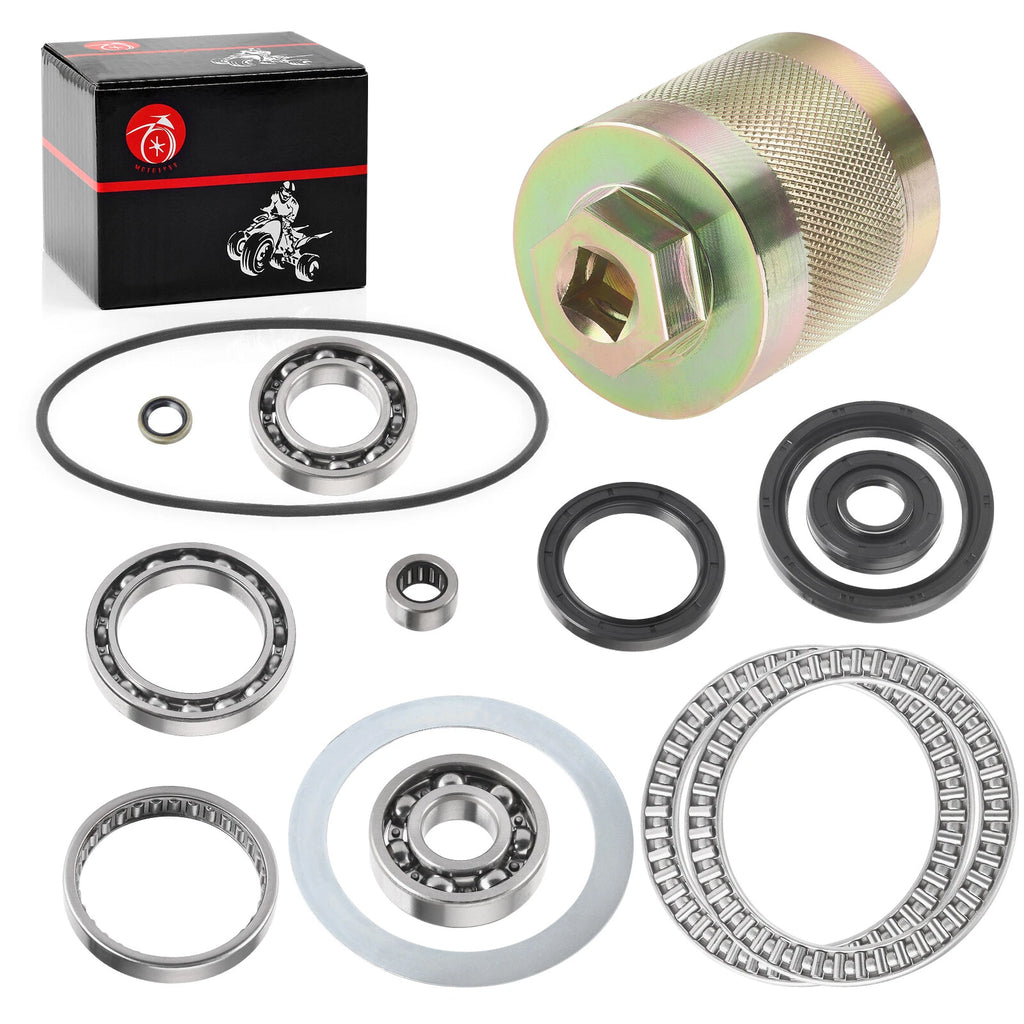 Front Differential Bearing Seals with Pinion Nut Tool for Kawasaki Brute Force 750 (2005–2023)