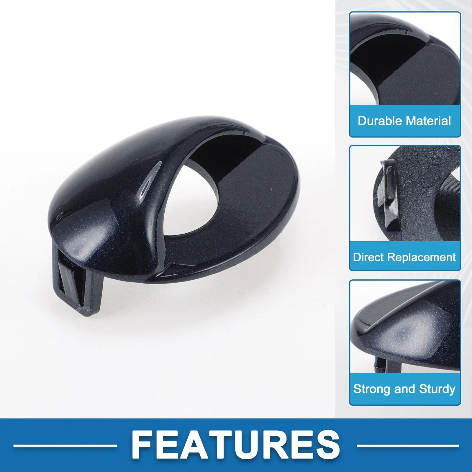 Front Right Bumper Headlight Washer Nozzle Cover Cap for BMW M3 (2008-2013)