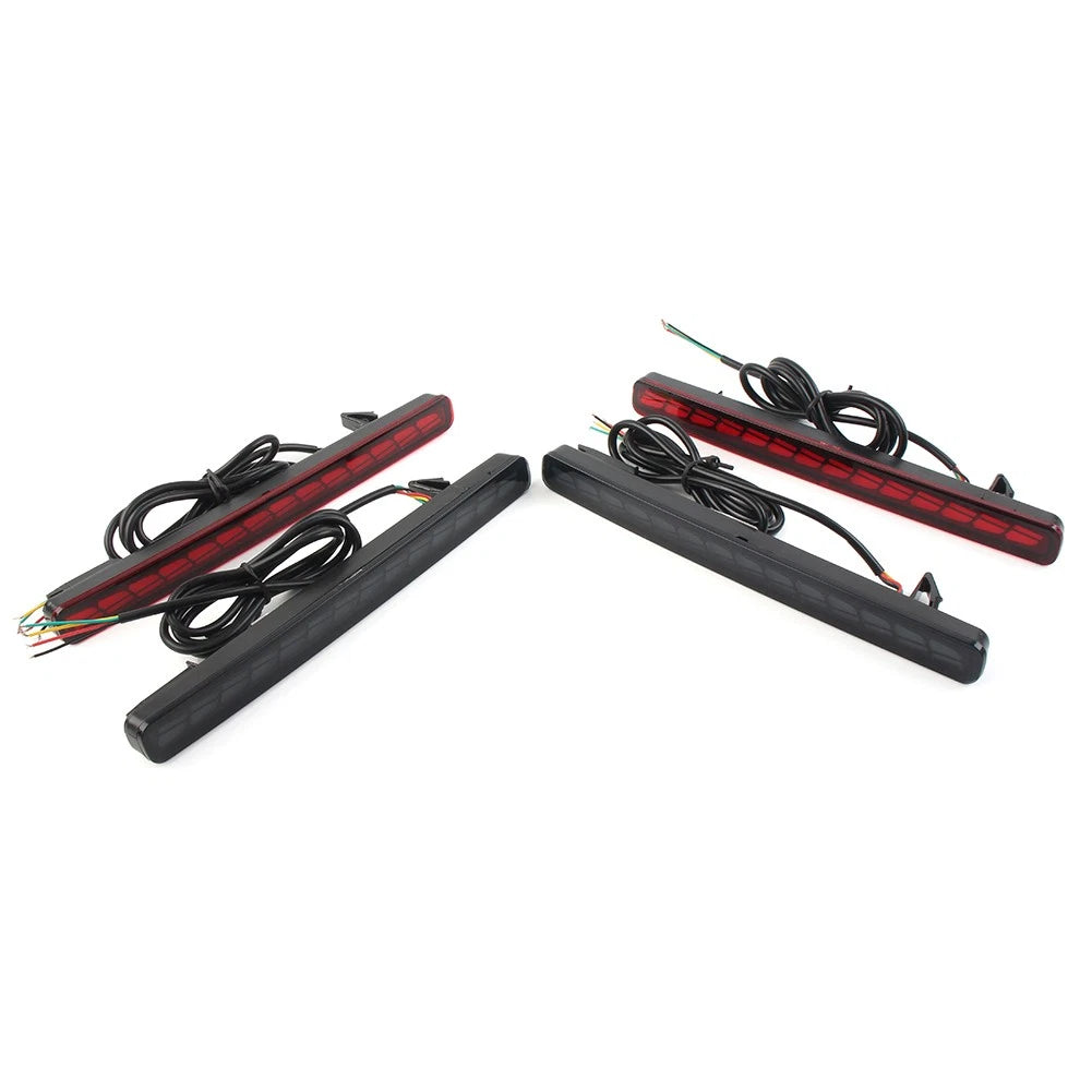 2X Rear Bumper Fog Lamp Brake Light Dynamic Turn Signal for Honda HR-V (2016–2021)