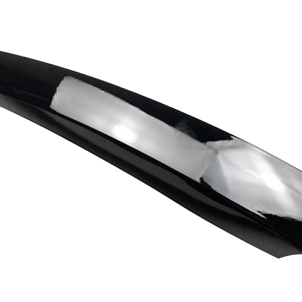 Gloss Black Front Headlight Eyelid Trim Covers for Volkswagen Touran (2011-2015)