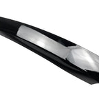 Gloss Black Front Headlight Eyelid Trim Covers for Volkswagen Touran (2011-2015)