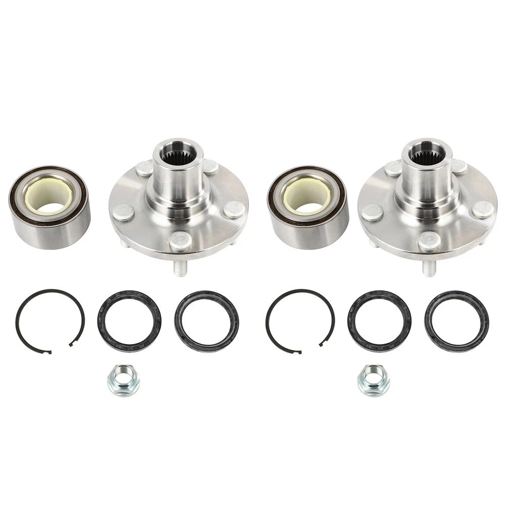 Set of 2 Front Wheel Hub & Bearing Kit for Subaru Outback Legacy (2000–2004)