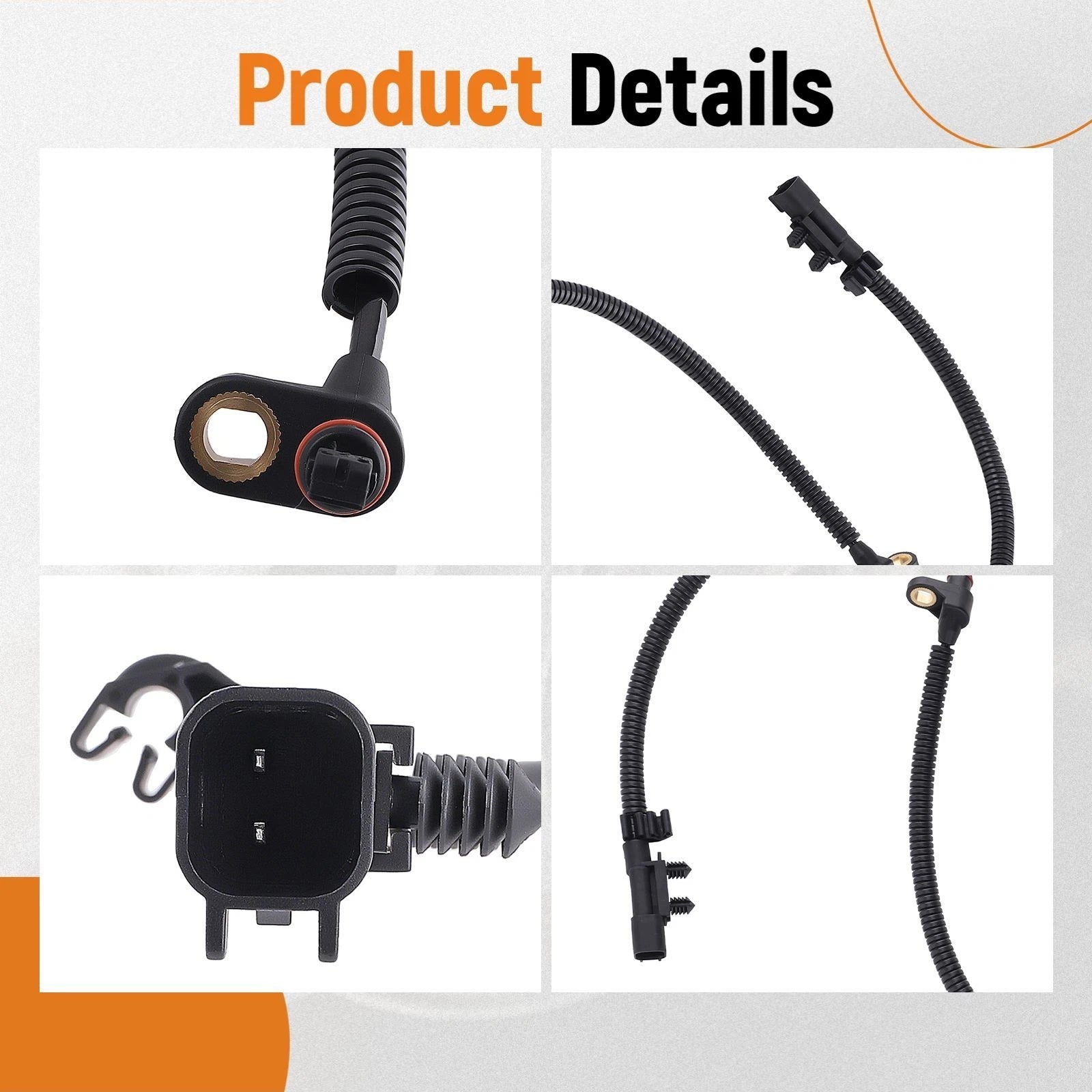 4x ABS wheel speed sensor for Dodge Nitro (2007–2011) Jeep Liberty (2008–2012)